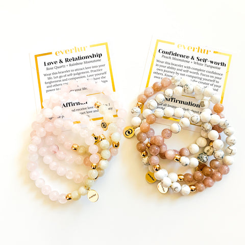 Bracelets to manifest self love and confidence