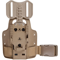 Safariland QLS 19, QLS22, and Hardware MLS gives officers the ability to  quickly and easily mount almost any Safariland duty gear to a MOLLE  equipped vest, drop belt, duty belt or even