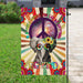 Hippie Elephant Be Kind Flag | Garden Flag | Double Sided House Flag