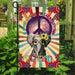 Hippie Elephant Be Kind Flag | Garden Flag | Double Sided House Flag
