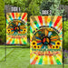 Hippie Peace Flag | Garden Flag | Double Sided House Flag