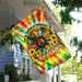 Hippie Peace Flag | Garden Flag | Double Sided House Flag