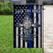 Black The Blue Flag | Garden Flag | Double Sided House Flag