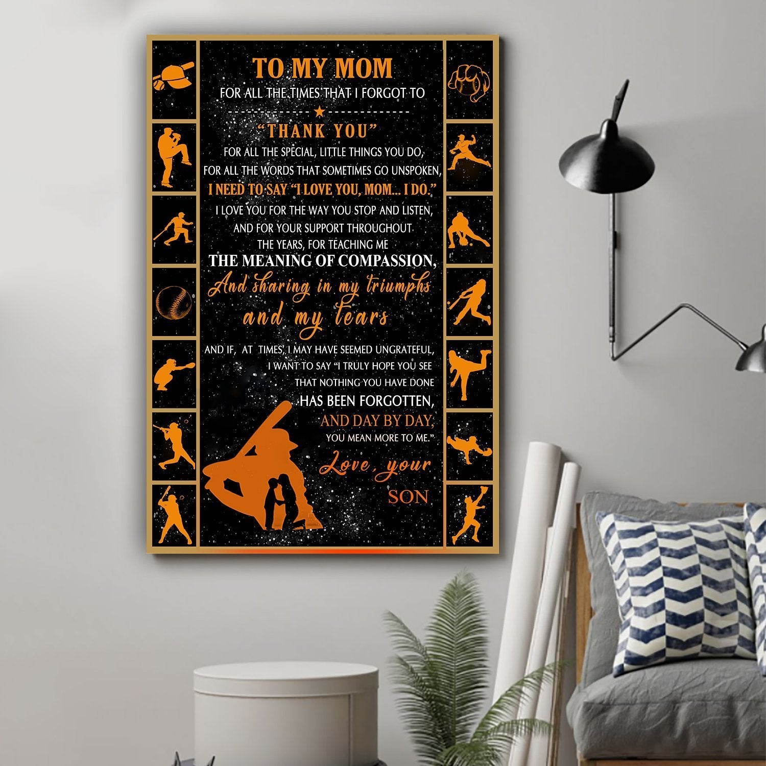 You Mean More To Be Baseball Canvas And Poster, Best Mother s Day Gift Ideas, Mother s Day Gift From Son To Mom, Warm Home Decor Wall Art Visual Art 1598332172193.jpg