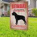 Beware Rottweiler Yard Sign (24 x 18 inches)