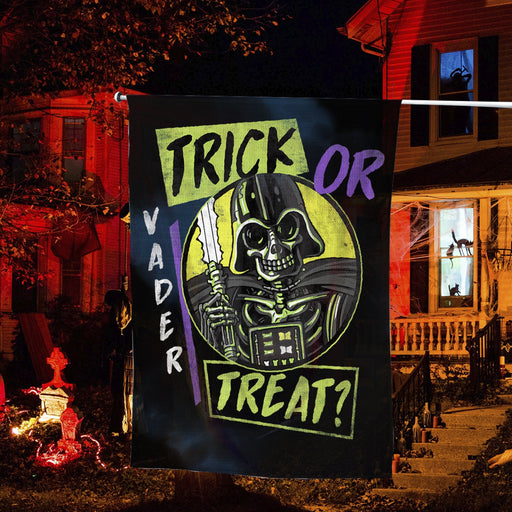 Halloween Darth Vader Trick or Treat | Halloween Yard Decor | Garden Flag | House Flag | Outdoor Decor