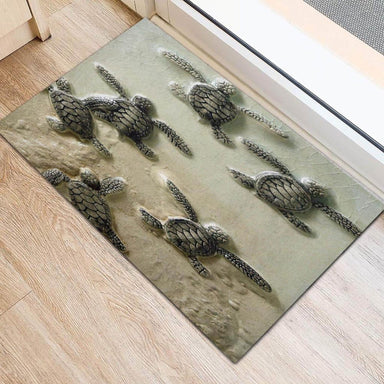 Turtles and the sea Doormat | Welcome Mat | House Warming Gift