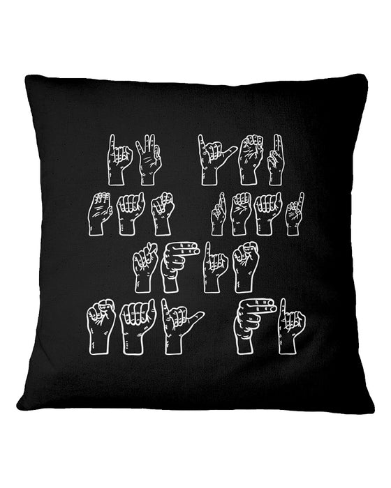 Sign Language 2 Pillowcase