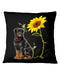 You Are My Sunshine Sunflower Rottweiler Pillowcase