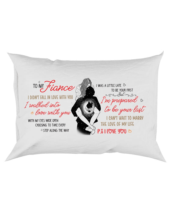 To My Fiance, I Can't Wait To Marry The Love Of My Life Pillowcase - Gift For Couple