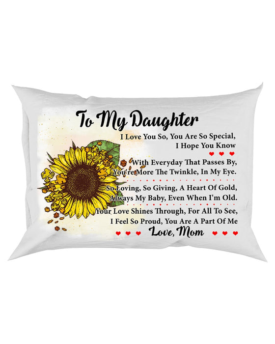 I Love You So I Hope You Know Autism Daughter Pillowcase