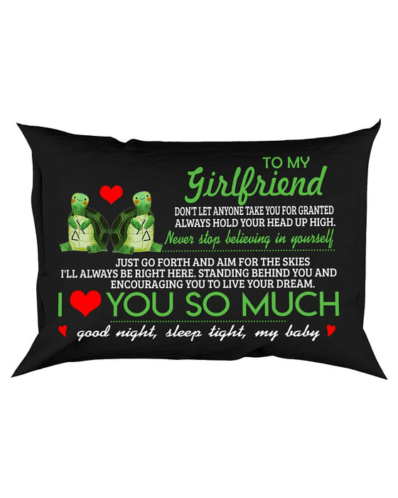 Don't Let Anyone Take You For Granted Turtle Pillowcase
