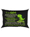 Never Feel That You Are Alone Dinosaur Pillowcase