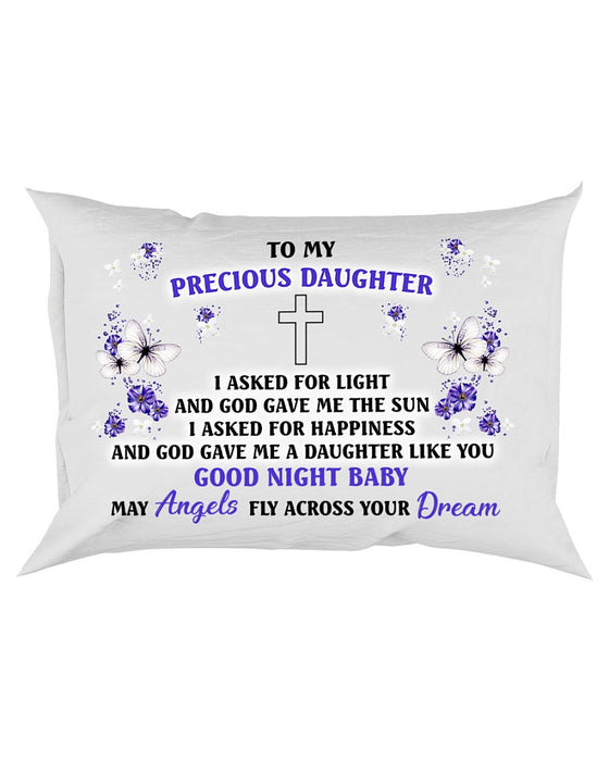 May Angels Fly Across Your Dream Butterfly Pillowcase