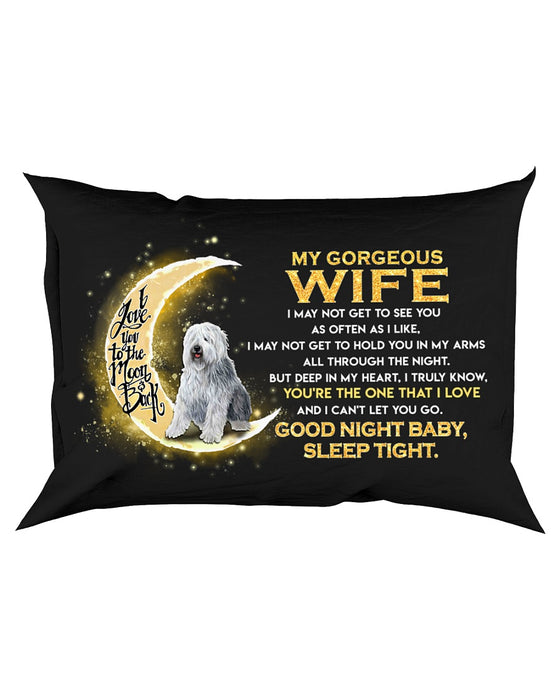 Sheepdog Girlfriend Sleep Tight Pillowcase