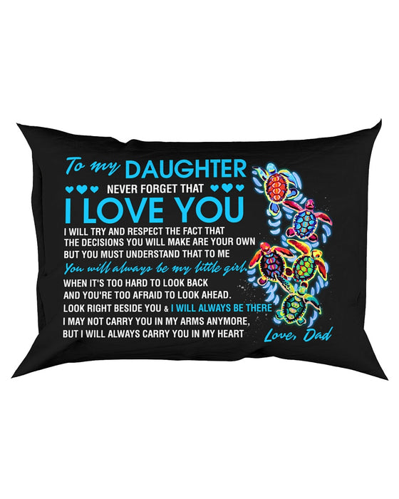 I Will Always Carry You In My Heart Turtle Pillowcase