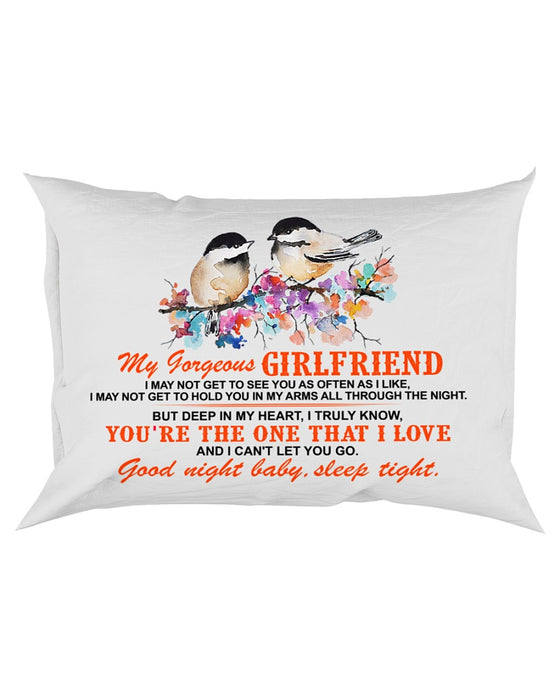 Girlfriend Wife Good Night Baby Sleep Tight Pillowcase