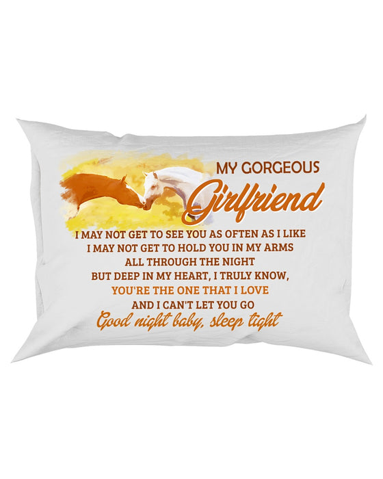 I May Not Get To See You Horse Pillowcase