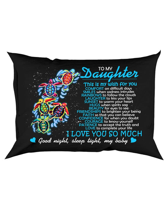 This Is My Wish For You Turtle Pillowcase