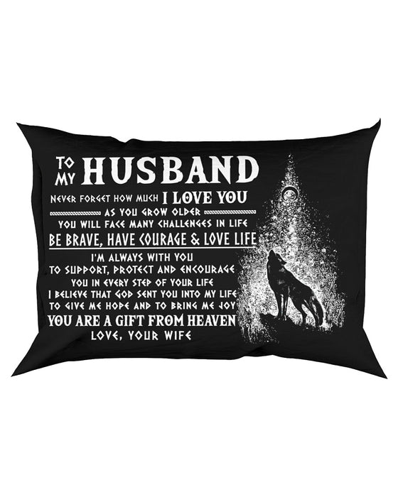 Wolf Husband Always With You Pillowcase
