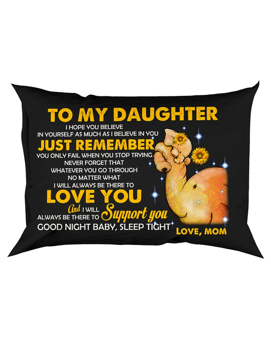 No Matter What I Will Always Love You Elephant Pillowcase