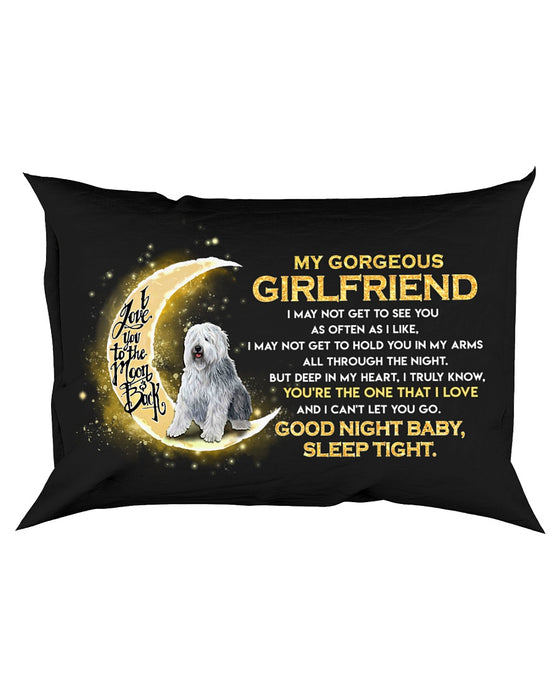 Sheepdog Girlfriend Sleep Tight Pillowcase