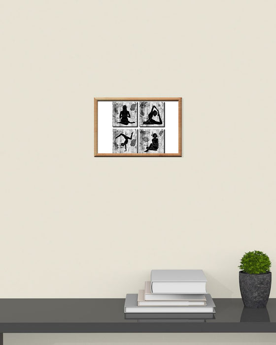 Yoga Practitioners Horizontal Canvas And Poster | Wall Decor Visual Art