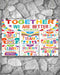 Together We Are Better Teacher Horizontal Canvas And Poster | Wall Decor Visual Art