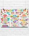 Together We Are Better Teacher Horizontal Canvas And Poster | Wall Decor Visual Art