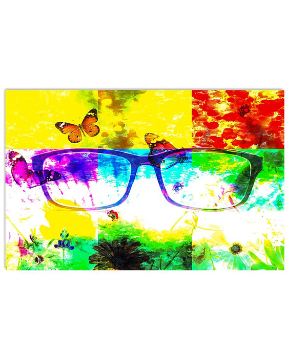 Optometrist Eyeglasses Horizontal Canvas And Poster | Wall Decor Visual Art