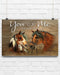 Horse Girl - You And Me Horizontal Canvas And Poster | Wall Decor Visual Art