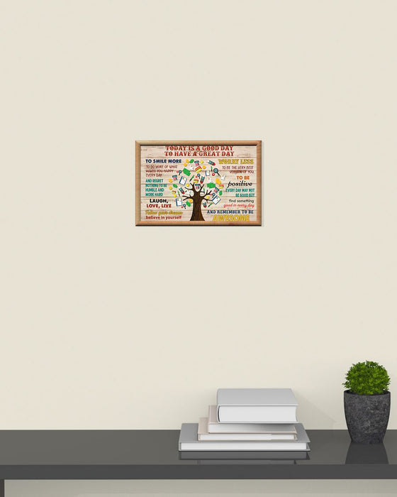 Accountant Remember To Be Awesome Horizontal Canvas And Poster | Wall Decor Visual Art