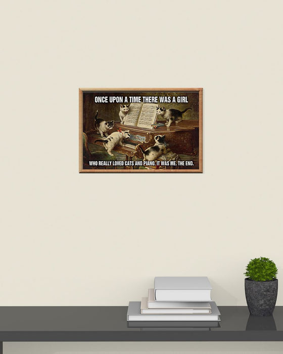 Piano It Was Me Horizontal Canvas And Poster | Wall Decor Visual Art