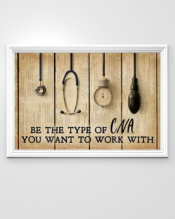 CNA Be The Type Horizontal Canvas And Poster | Wall Decor Visual Art