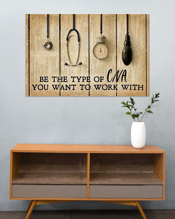 CNA Be The Type Horizontal Canvas And Poster | Wall Decor Visual Art