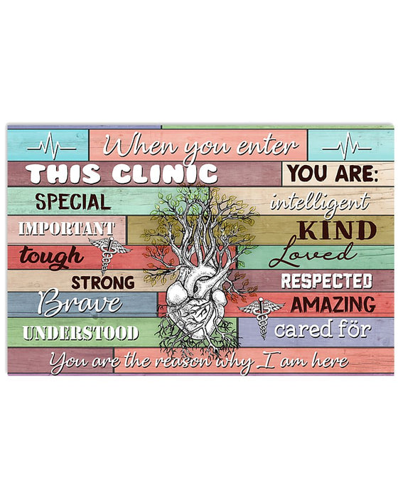 Medical Assistant - You Are Reason Why I'm Here Horizontal Canvas And Poster | Wall Decor Visual Art