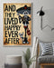 Skull Art - And They Lived Happily Vertical Canvas And Poster | Wall Decor Visual Art