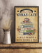 Book Lovers Welcome Woman Cave Vertical Canvas And Poster | Wall Decor Visual Art