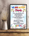 Autism We Are Autism Family Vertical Canvas And Poster | Wall Decor Visual Art