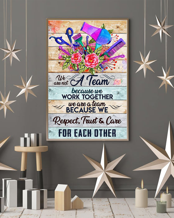 A Team Hairdresser Vertical Canvas And Poster | Wall Decor Visual Art