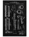 Clarinet Patent Reed Musical Instrument Vertical Canvas And Poster | Wall Decor Visual Art