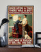 Sewing A Boy Wanted To Become A Tailor Vertical Canvas And Poster | Wall Decor Visual Art