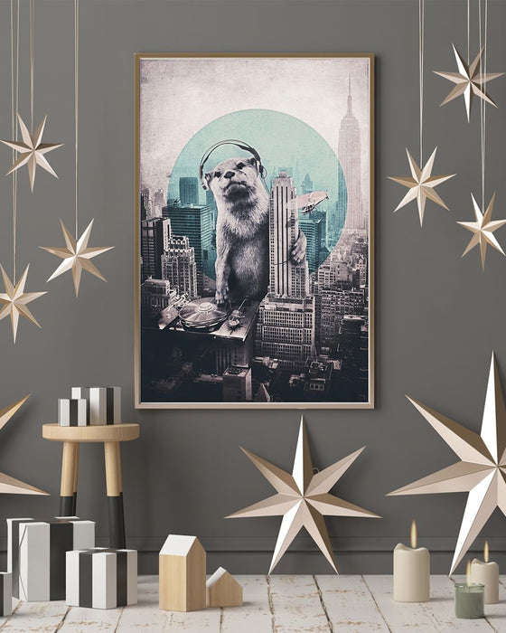 Giant Otter Poster Vertical Canvas And Poster | Wall Decor Visual Art