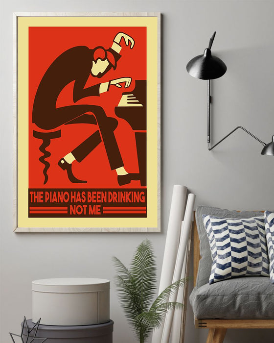 Pianist The Piano Has Been Drinking Not Me Vertical Canvas And Poster | Wall Decor Visual Art