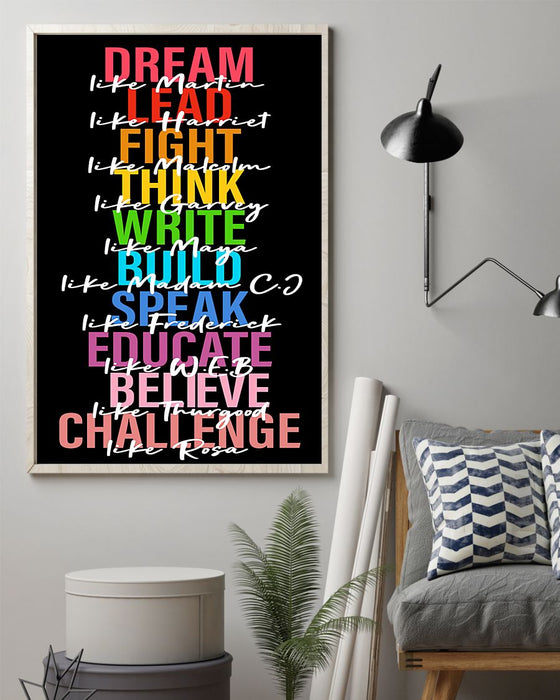 Teacher Like Famous Person Vertical Canvas And Poster | Wall Decor Visual Art