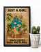 Yoga Just A Girl Who Loves Yoga And Plants Vertical Canvas And Poster | Wall Decor Visual Art