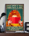 Redhead A Girl Who Had Red Hair And Loved Books Vertical Canvas And Poster | Wall Decor Visual Art