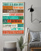 Social Worker Today Is A New Day Vertical Canvas And Poster | Wall Decor Visual Art