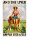 Farmer And She Lived Happily Ever After Vertical Canvas And Poster | Wall Decor Visual Art