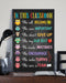 Teacher In This Classroom Vertical Canvas And Poster | Wall Decor Visual Art